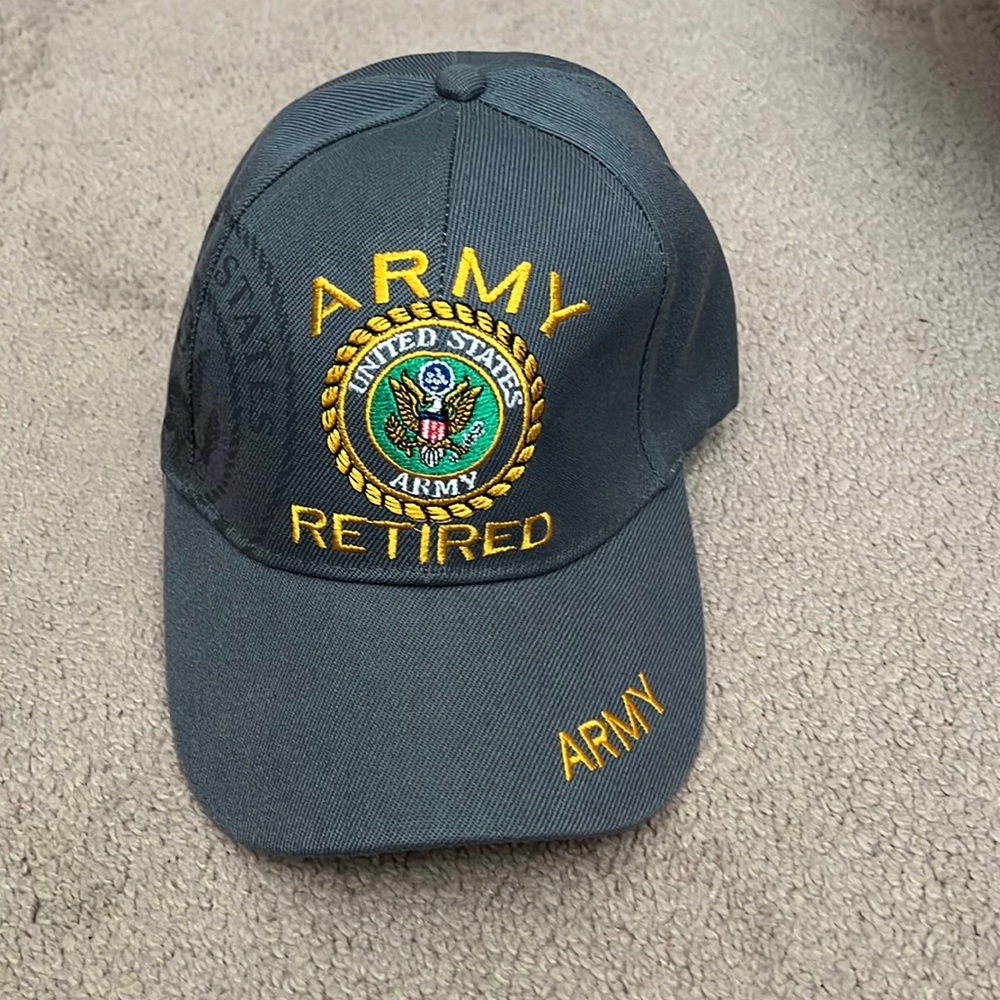 Army Baseball Cap Gray NWT